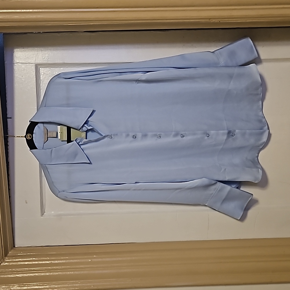 NWT Powder Blue Blouse